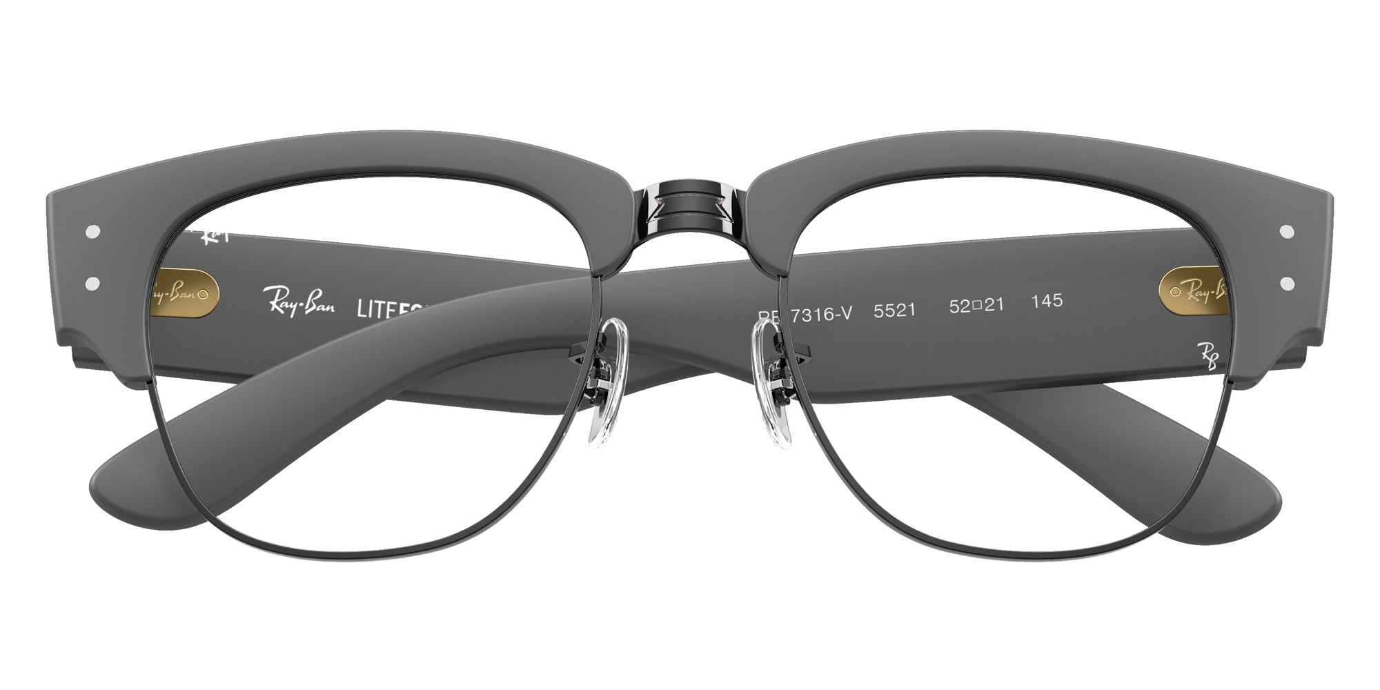 Ray-Ban® RX7316V RX7316V 5521 52 Eyeglasses - Sand Gray