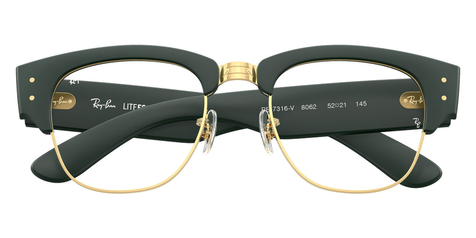 Ray-Ban® RX7316V RX7316V 8062 52 Eyeglasses - Sand Green