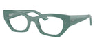 Ray-Ban® RX7330 RX7330 8345 52 Eyeglasses - Algae Green