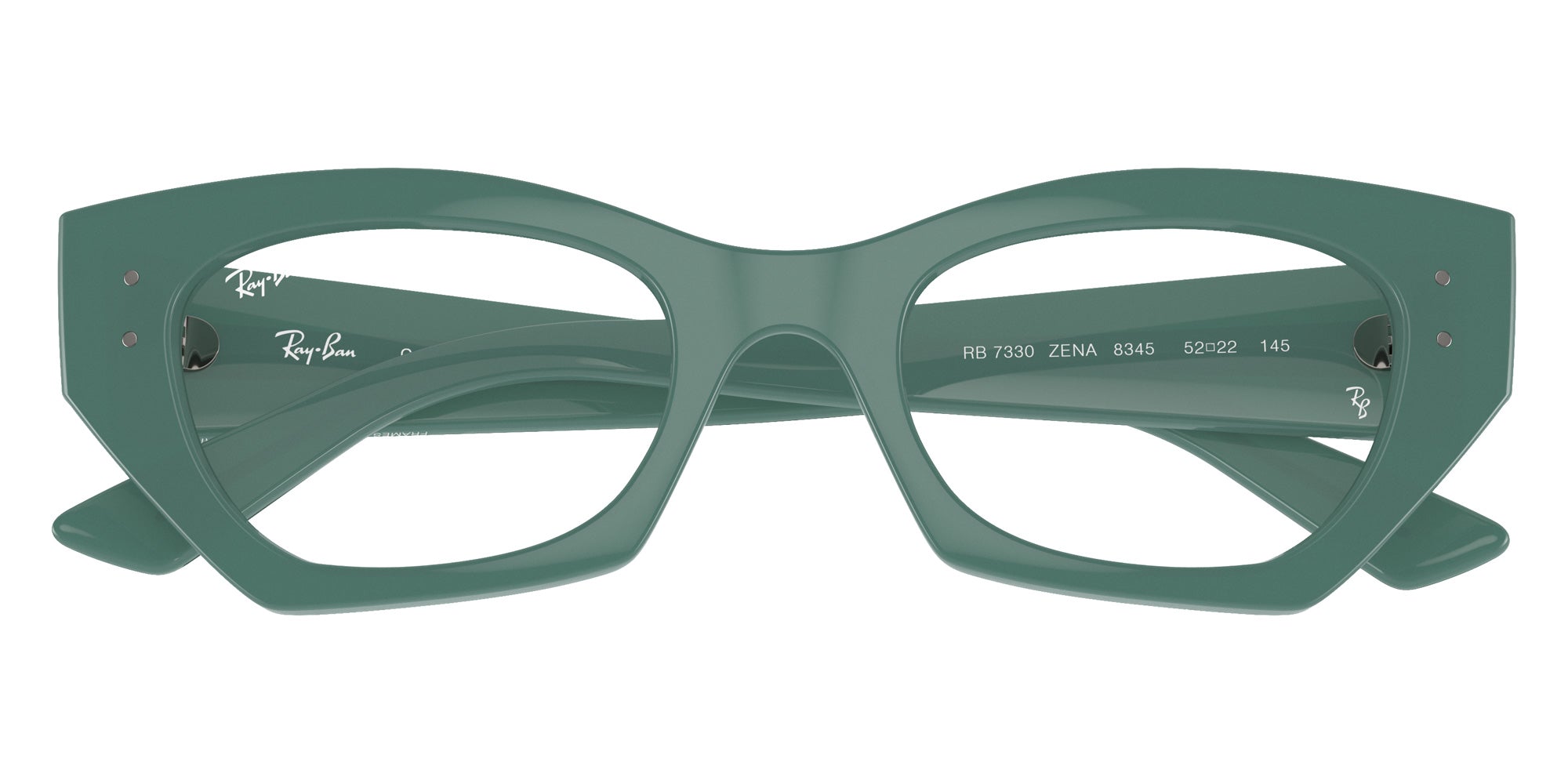 Ray-Ban® RX7330 RX7330 8345 52 Eyeglasses - Algae Green