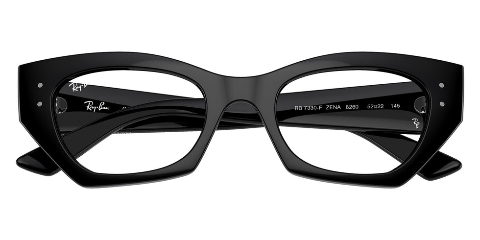 Ray-Ban® RX7330F RX7330F 8260 49 Eyeglasses - Black