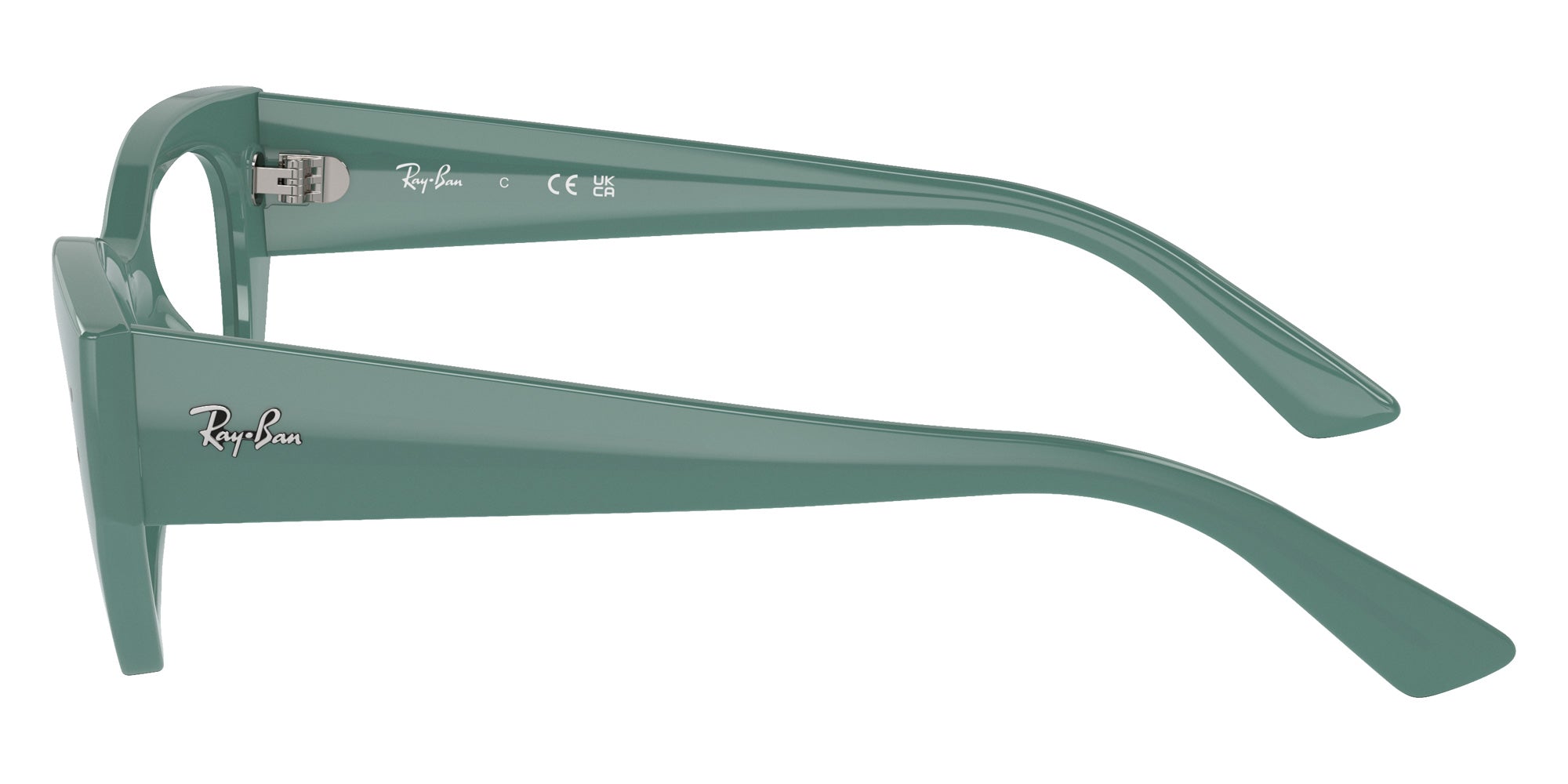 Ray-Ban® RX7330F RX7330F 8345 49 Eyeglasses - Algae Green
