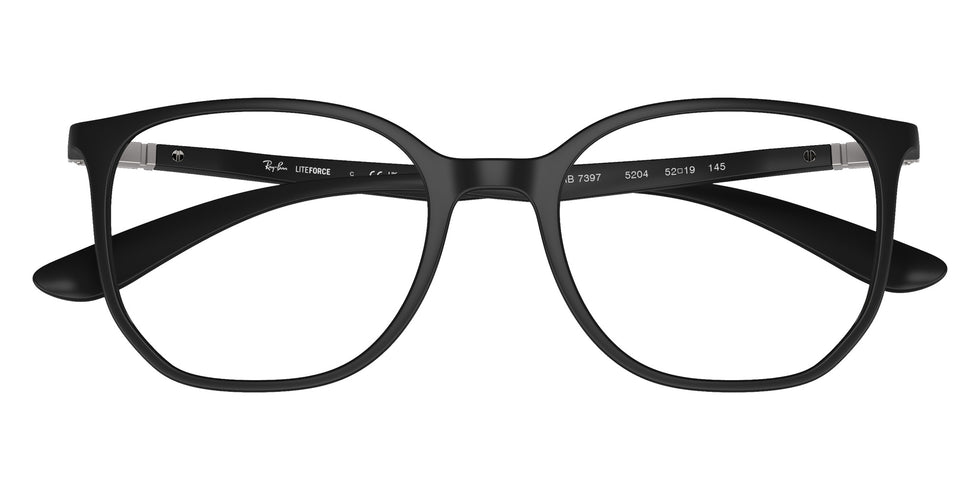 Ray-Ban® RX7397 RX7397 5204 52 Eyeglasses - Sand Black
