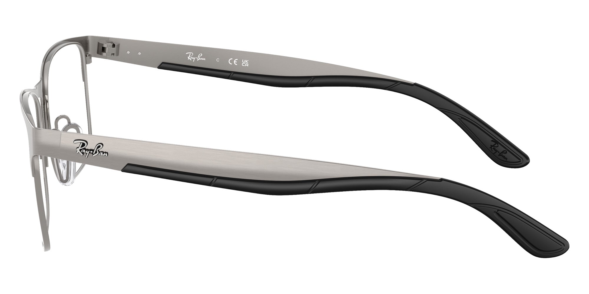Ray-Ban® RX7550 RX7550 3214 55 Eyeglasses - Gunmetal