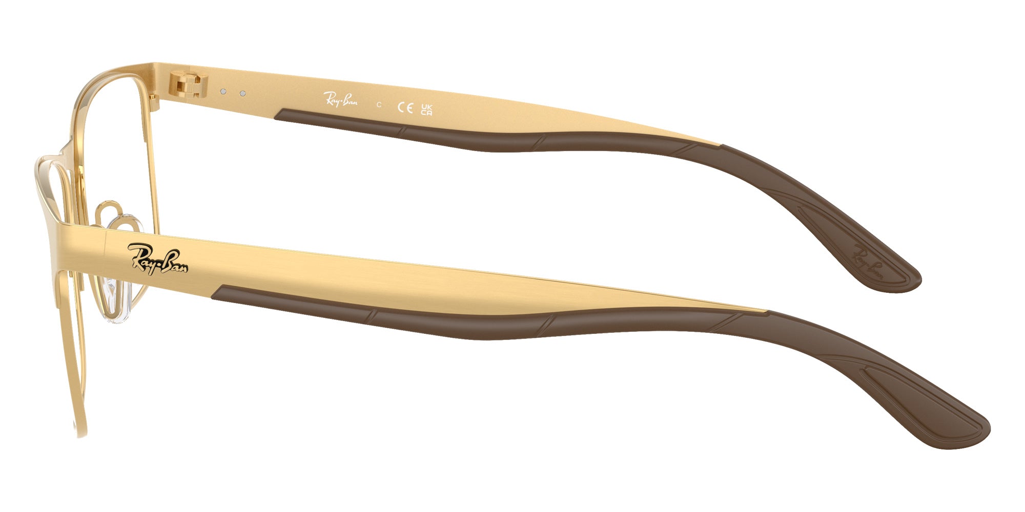Ray-Ban® RX7550 RX7550 3220 57 Eyeglasses - Arista Gold