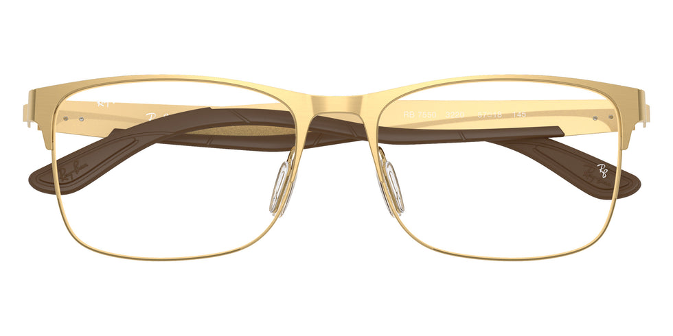 Ray-Ban® RX7550 RX7550 3220 57 Eyeglasses - Arista Gold