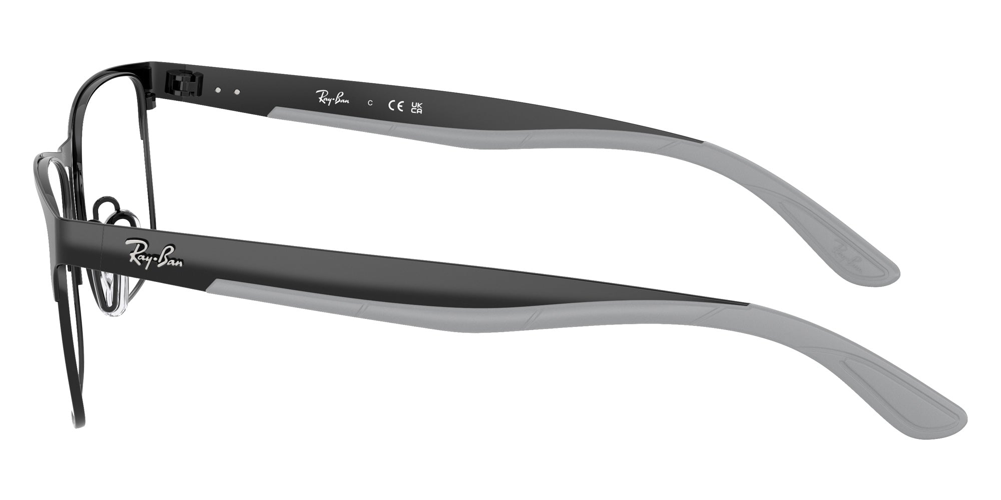 Ray-Ban® RX7550 RX7550 3222 57 Eyeglasses - Black