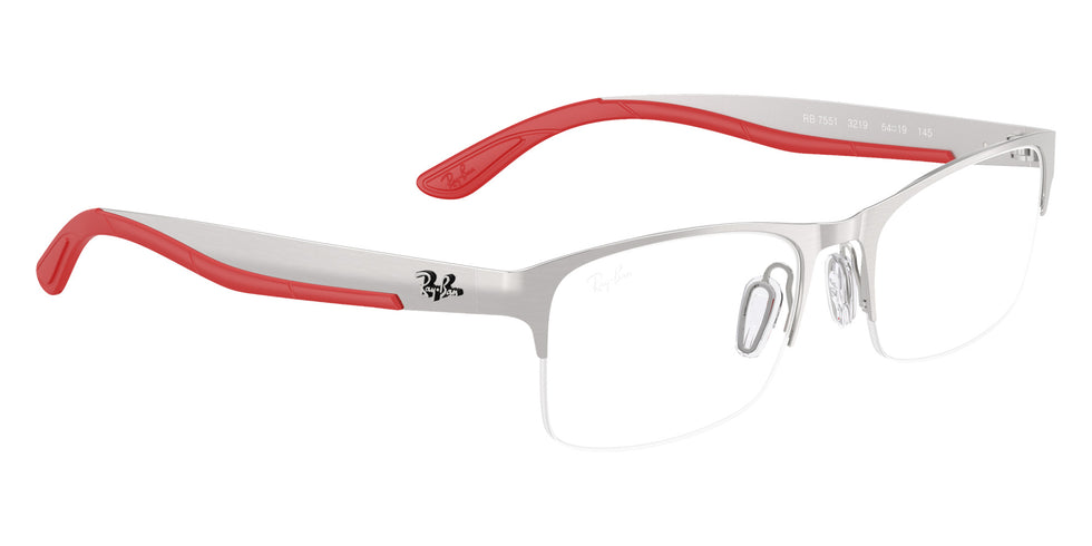 Ray-Ban® RX7551 RX7551 3219 54 Eyeglasses - Silver