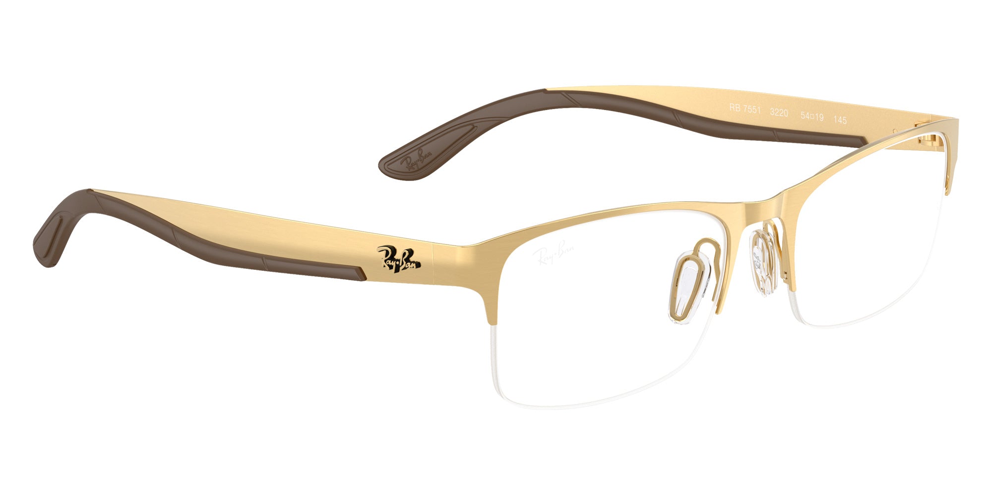 Ray-Ban® RX7551 RX7551 3220 56 Eyeglasses - Arista Gold