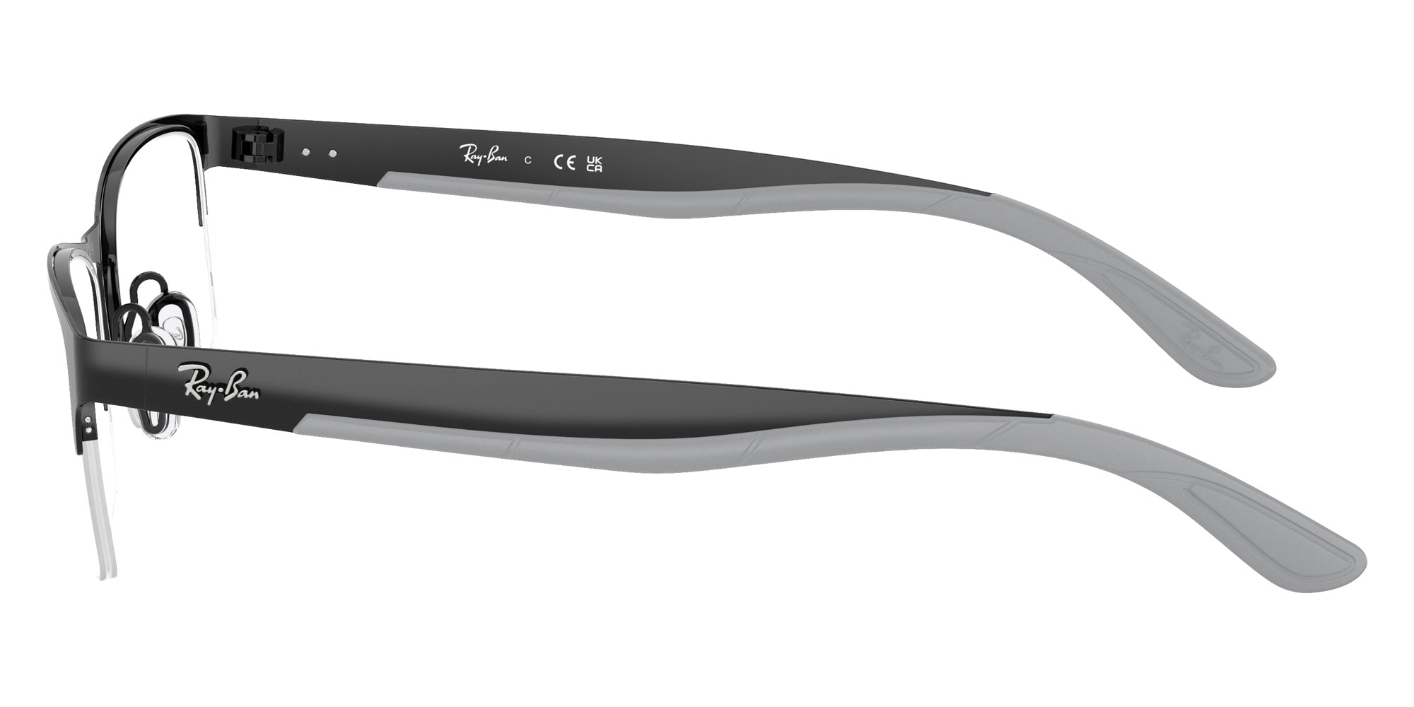 Ray-Ban® RX7551 RX7551 3222 56 Eyeglasses - Black