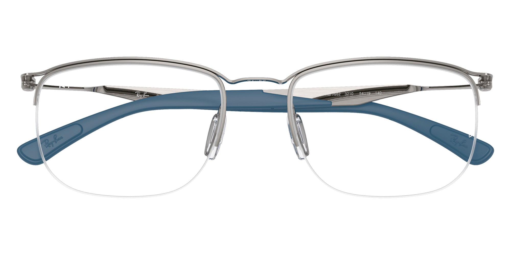 Ray-Ban® RX7552 RX7552 3210 54 Eyeglasses - Gunmetal