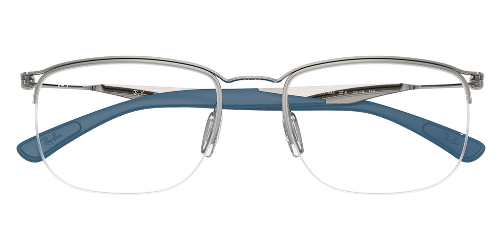 Ray-Ban® RX7552 RX7552 3210 54 Eyeglasses - Gunmetal
