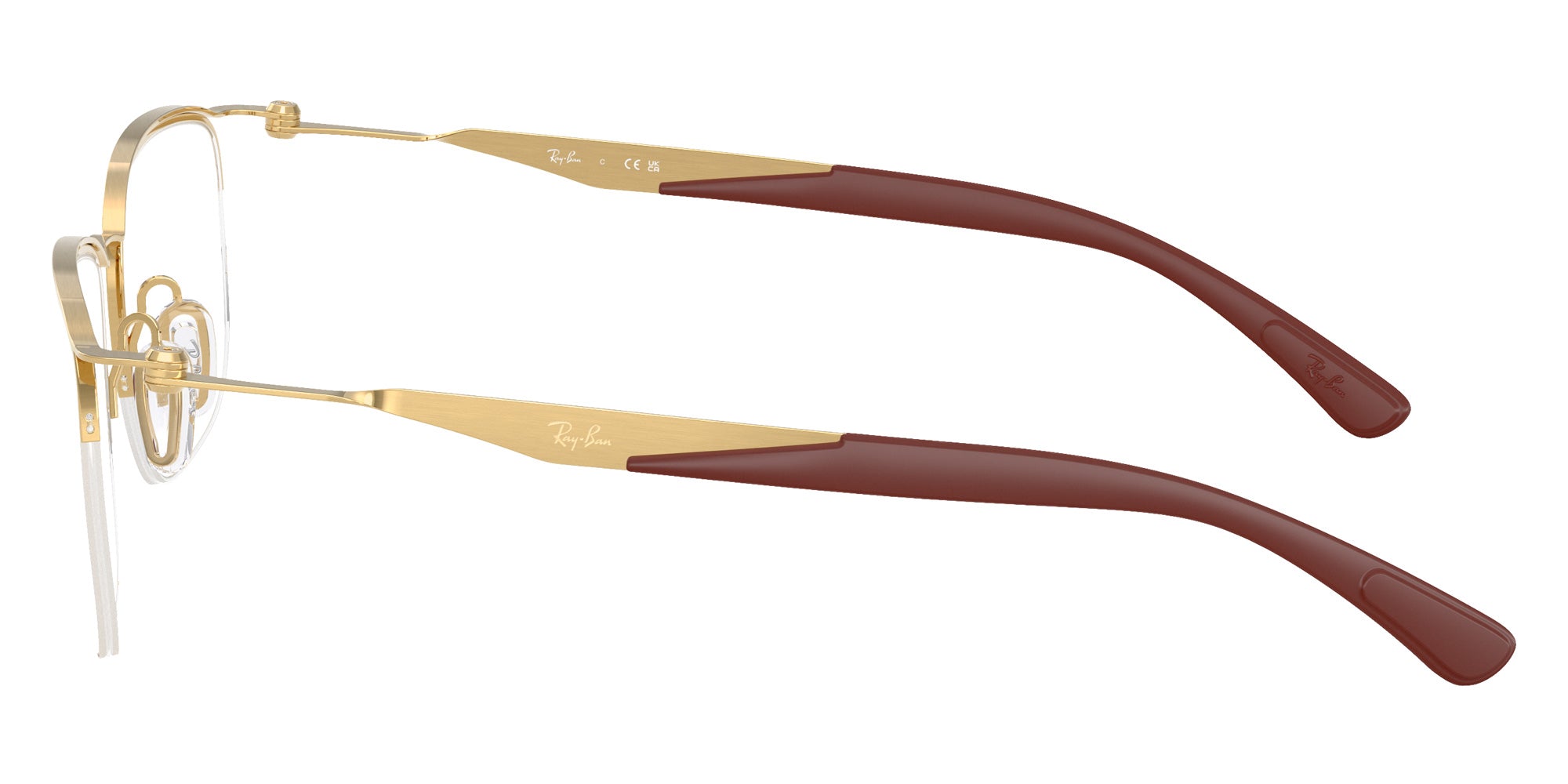Ray-Ban® RX7552 RX7552 3211 54 Eyeglasses - Arista Gold