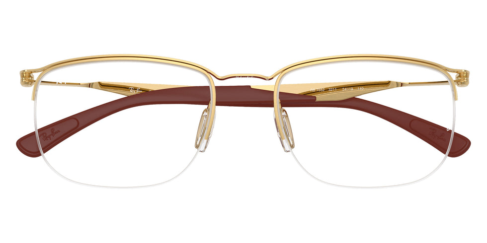 Ray-Ban® RX7552 RX7552 3211 54 Eyeglasses - Arista Gold