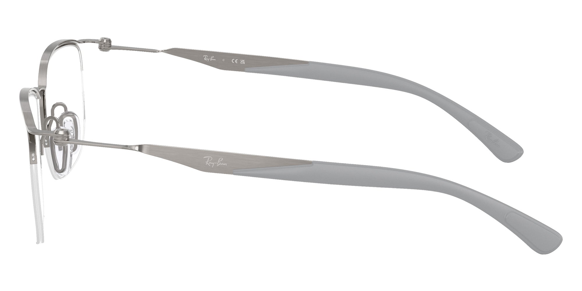 Ray-Ban® RX7552 RX7552 3213 54 Eyeglasses - Gunmetal