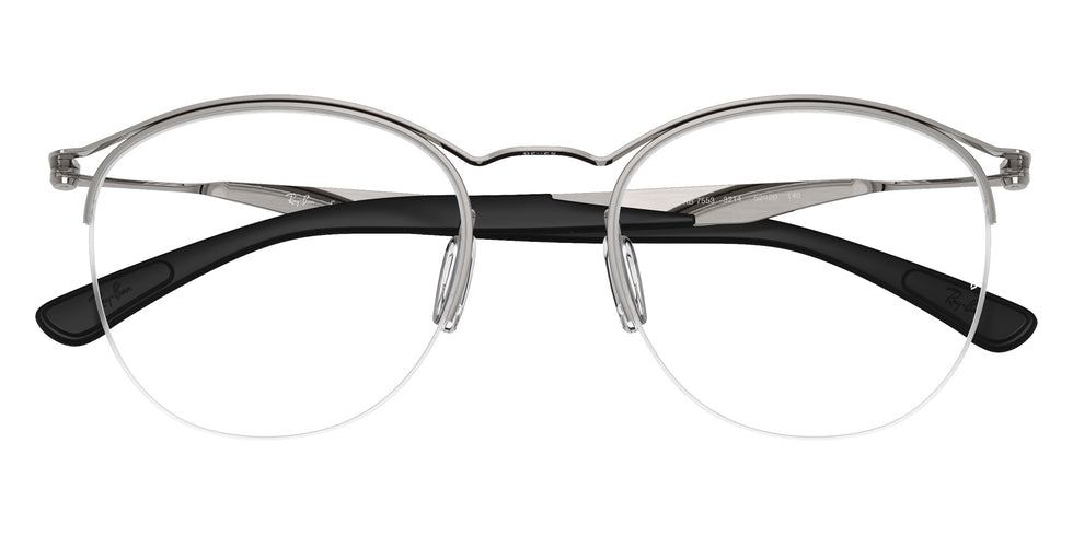 Ray-Ban® RX7553 RX7553 3214 52 Eyeglasses - Gunmetal