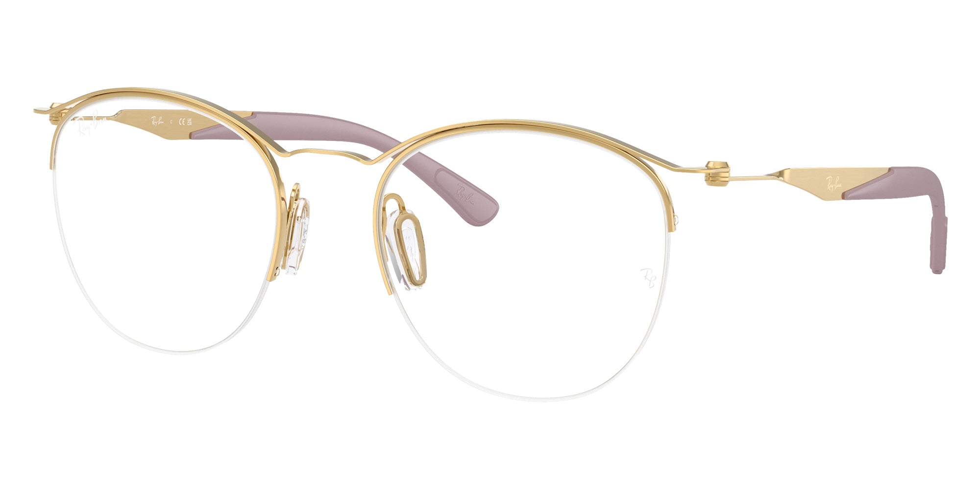 Ray-Ban® RX7553 RX7553 3218 52 Eyeglasses - Arista Gold