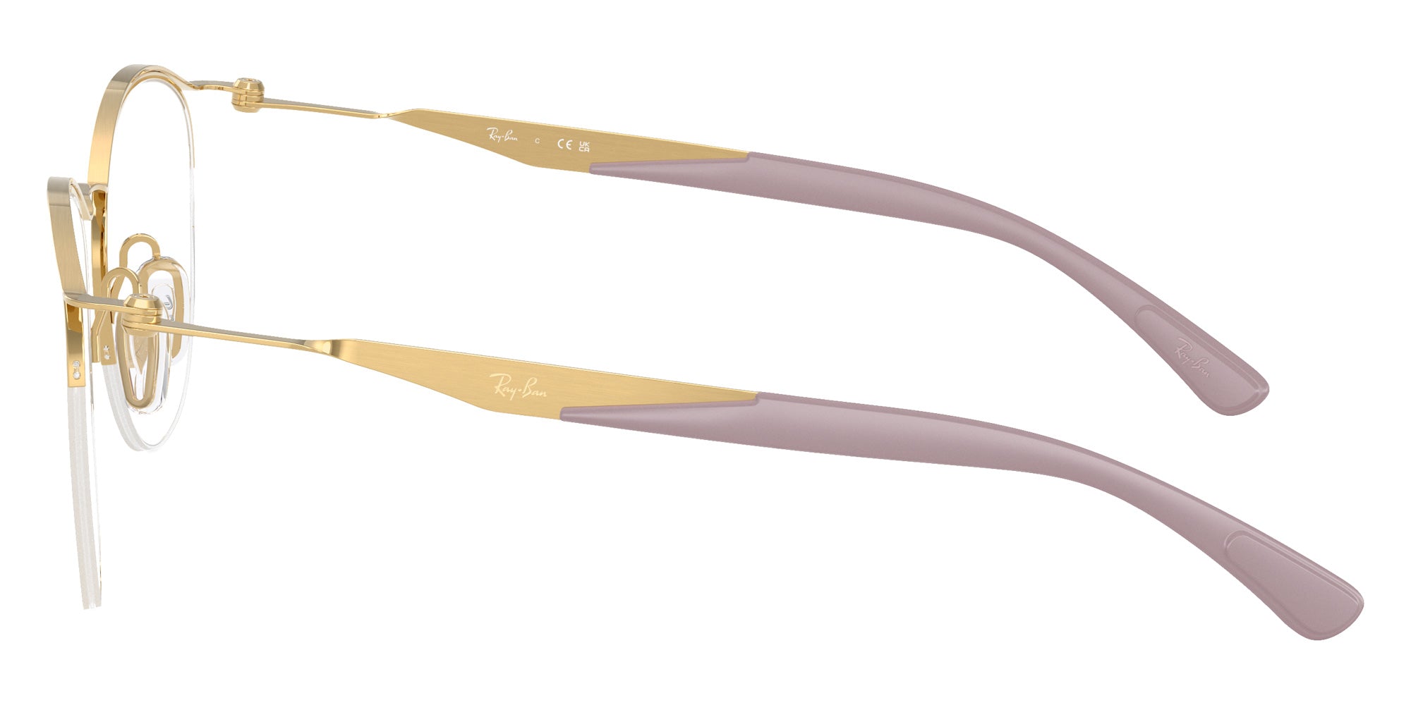 Ray-Ban® RX7553 RX7553 3218 52 Eyeglasses - Arista Gold