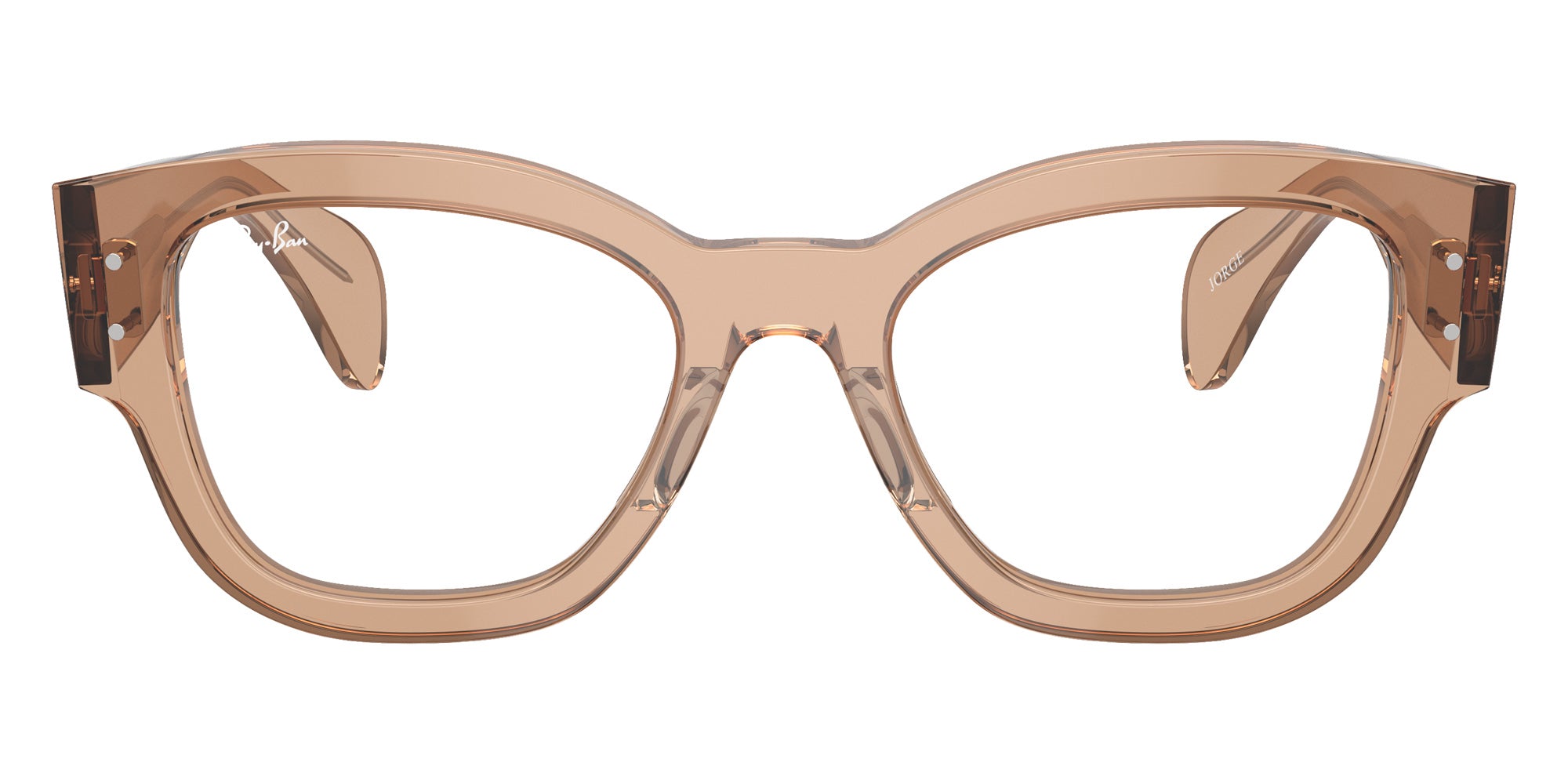 Ray-Ban® RX7681V RX7681V 8353 52 Eyeglasses - Transparent Light Brown