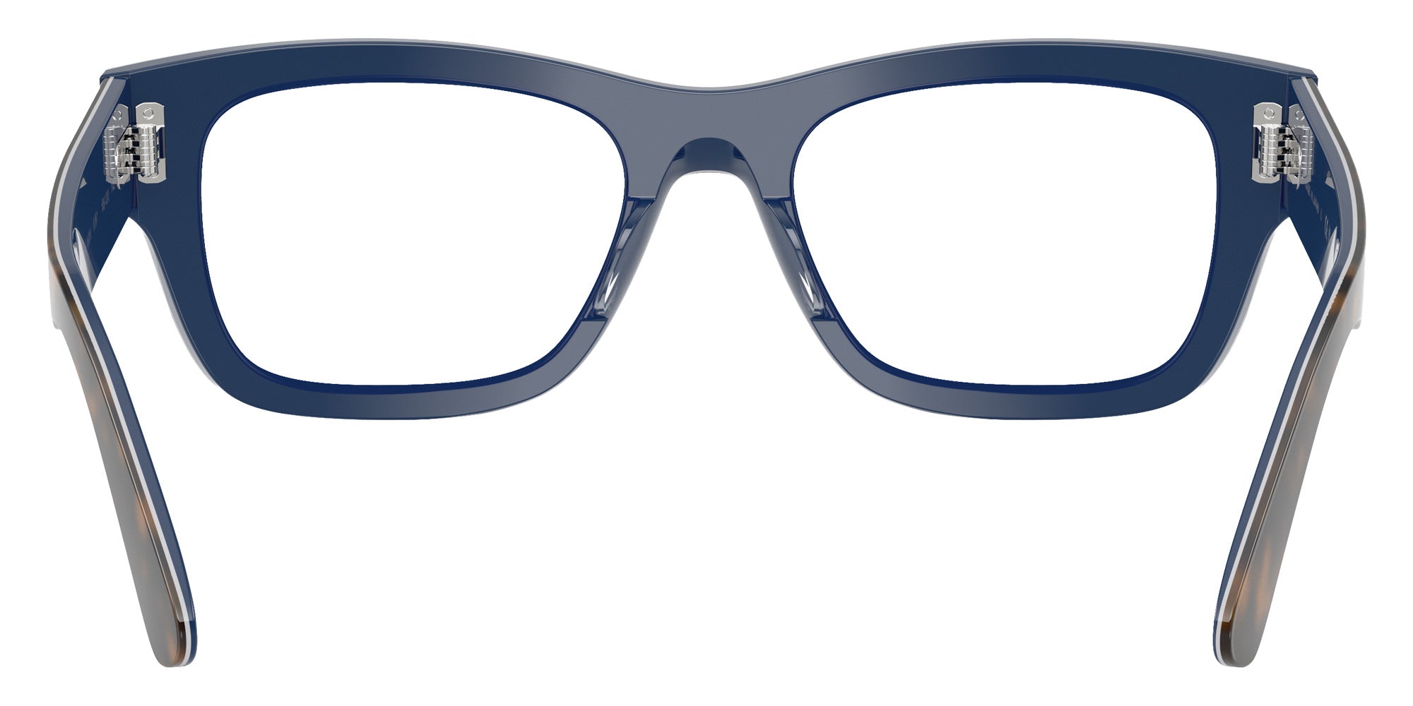 Ray-Ban® RX7683V RX7683V 8391 55 Eyeglasses - Havana Gray On Gradient Blue