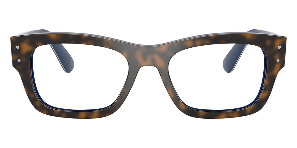 Ray-Ban® RX7683V RX7683V 8391 55 Eyeglasses - Havana Gray On Gradient Blue