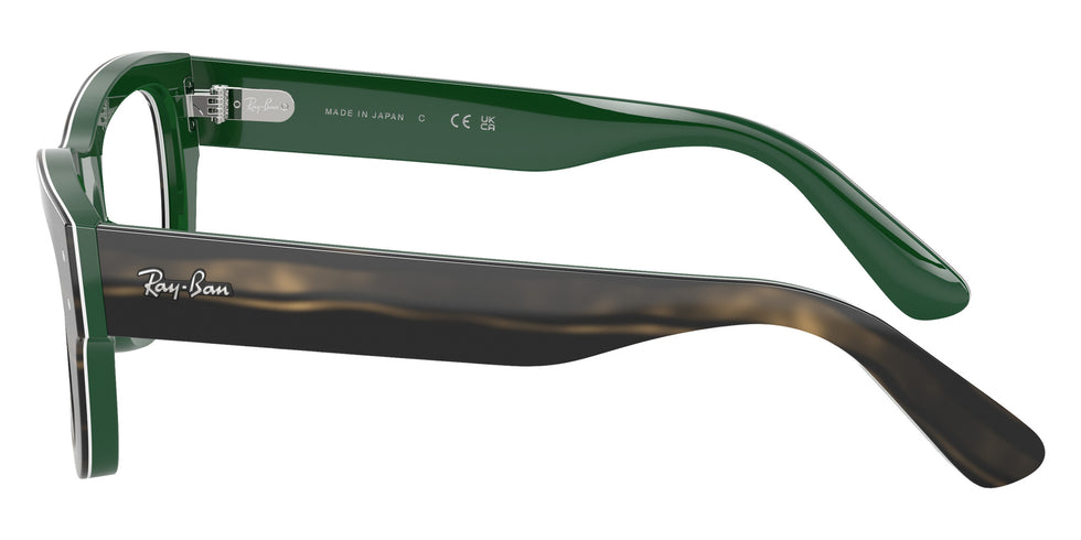 Ray-Ban® RX7683V RX7683V 8392 55 Eyeglasses - Striped Green On Green