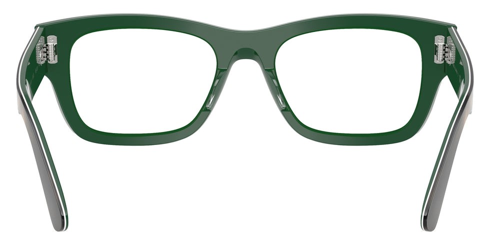 Ray-Ban® RX7683V RX7683V 8392 55 Eyeglasses - Striped Green On Green