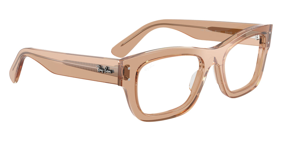 Ray-Ban® RX7683V RX7683V 8553 55 Eyeglasses - Transparent Light Brown