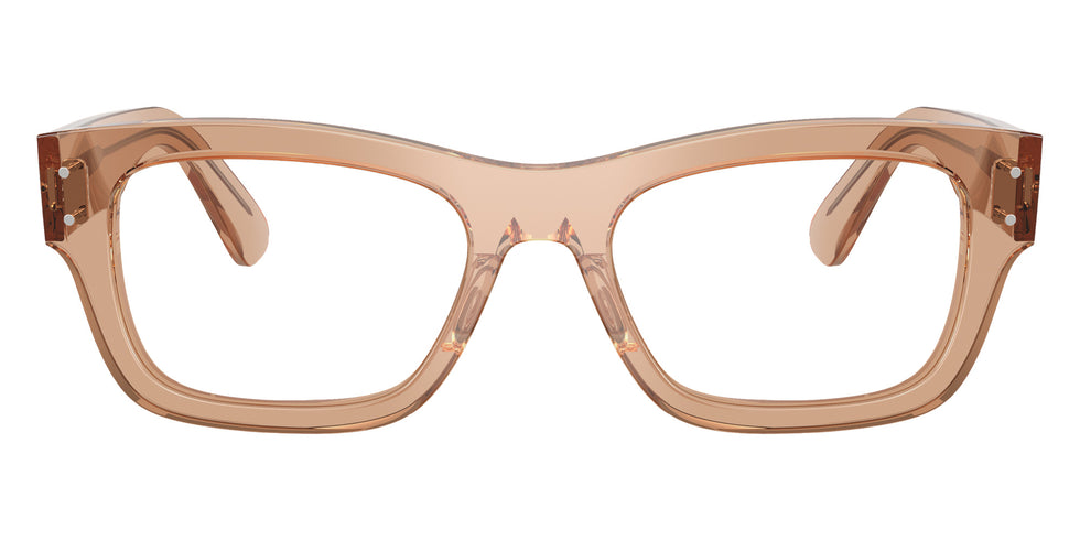 Ray-Ban® RX7683V RX7683V 8553 55 Eyeglasses - Transparent Light Brown