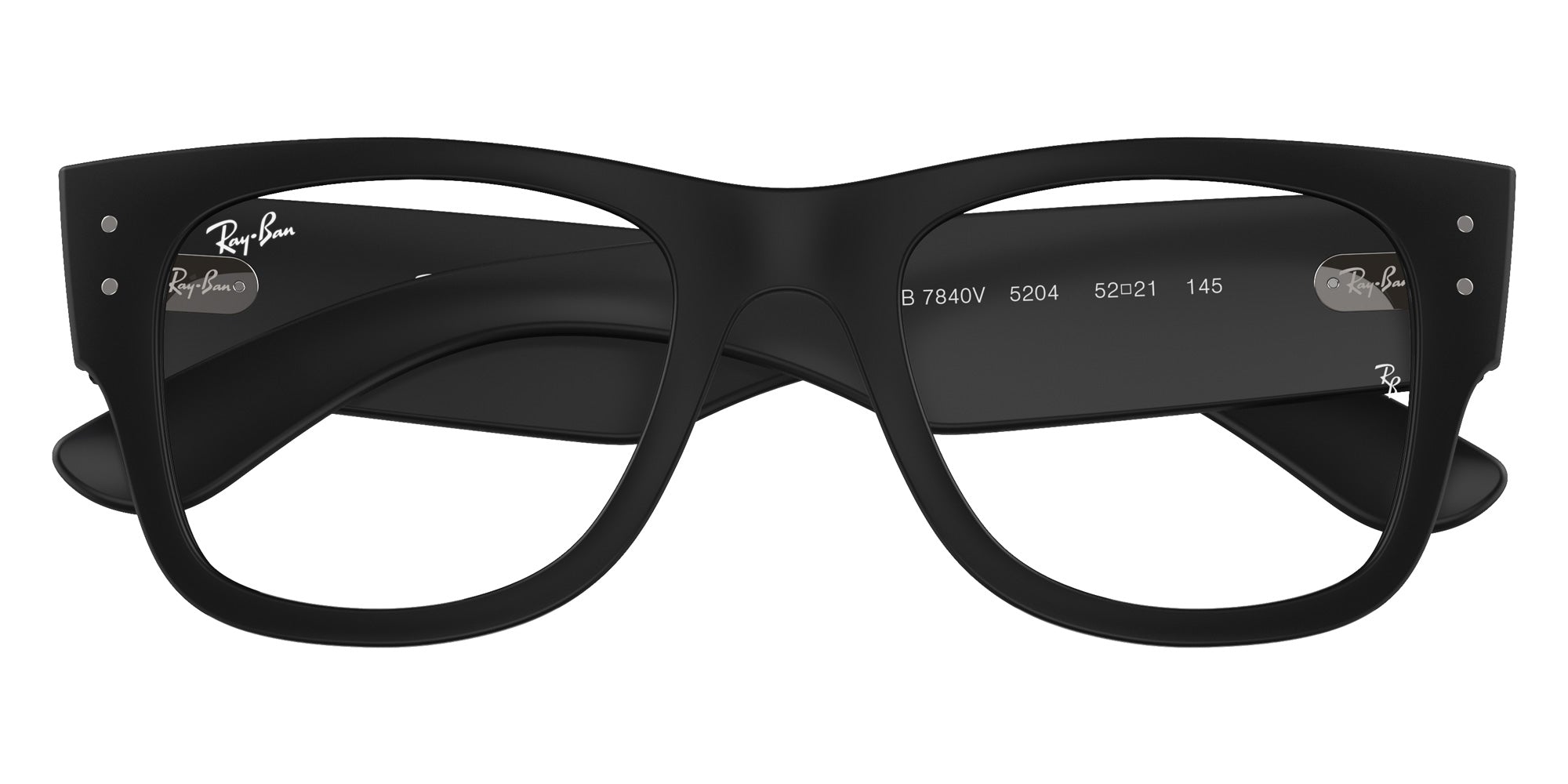 Ray-Ban® RX7840V RX7840V 5204 52 Eyeglasses - Sand Black