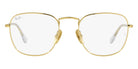 Ray-Ban® Frank RX8157V RX8157V 1226 48 - Demigloss Brushed Gold Eyeglasses