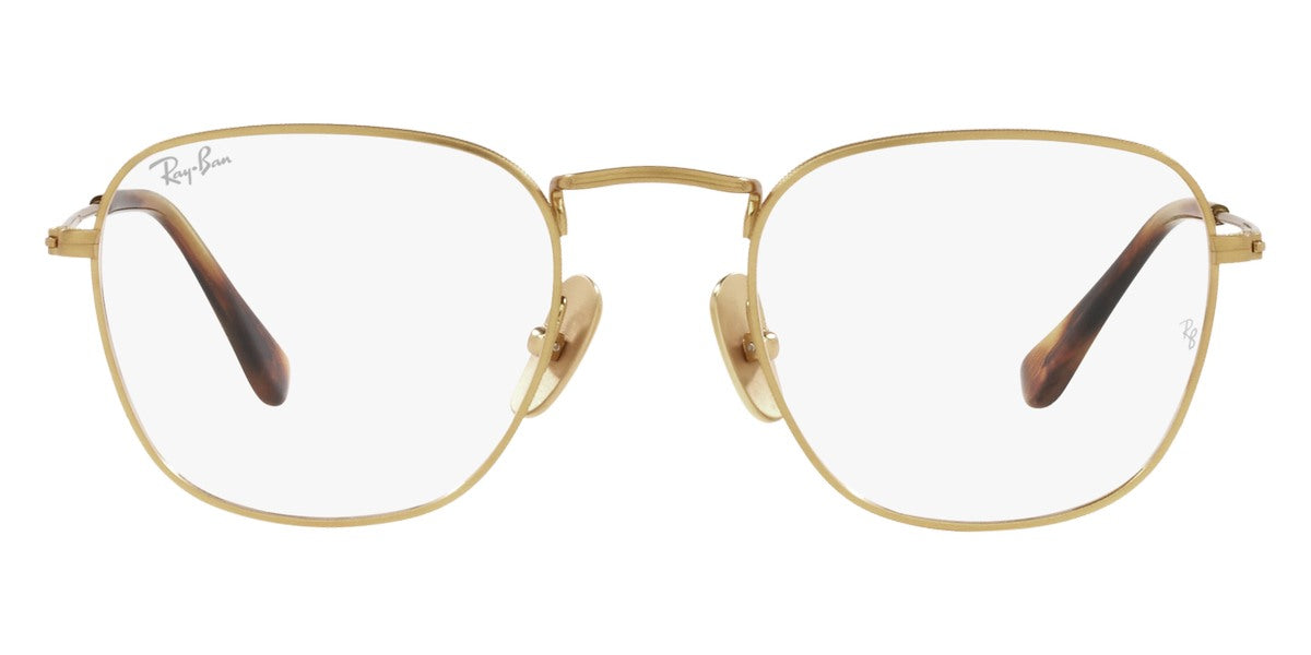 Ray-Ban® Frank RX8157V RX8157V 1222 48 - Demigloss Antique Gold Eyeglasses