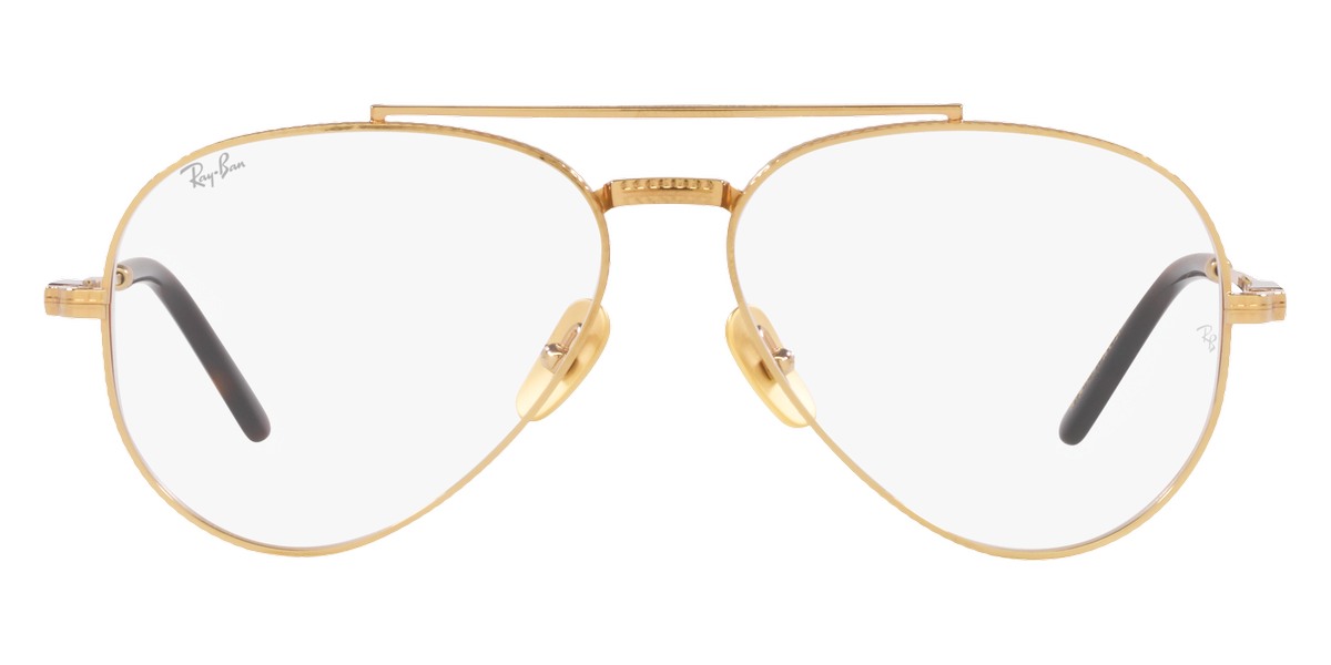 Ray-Ban® Aviator Titanium RX8225V RX8225V 1220 55 - Arista Eyeglasses