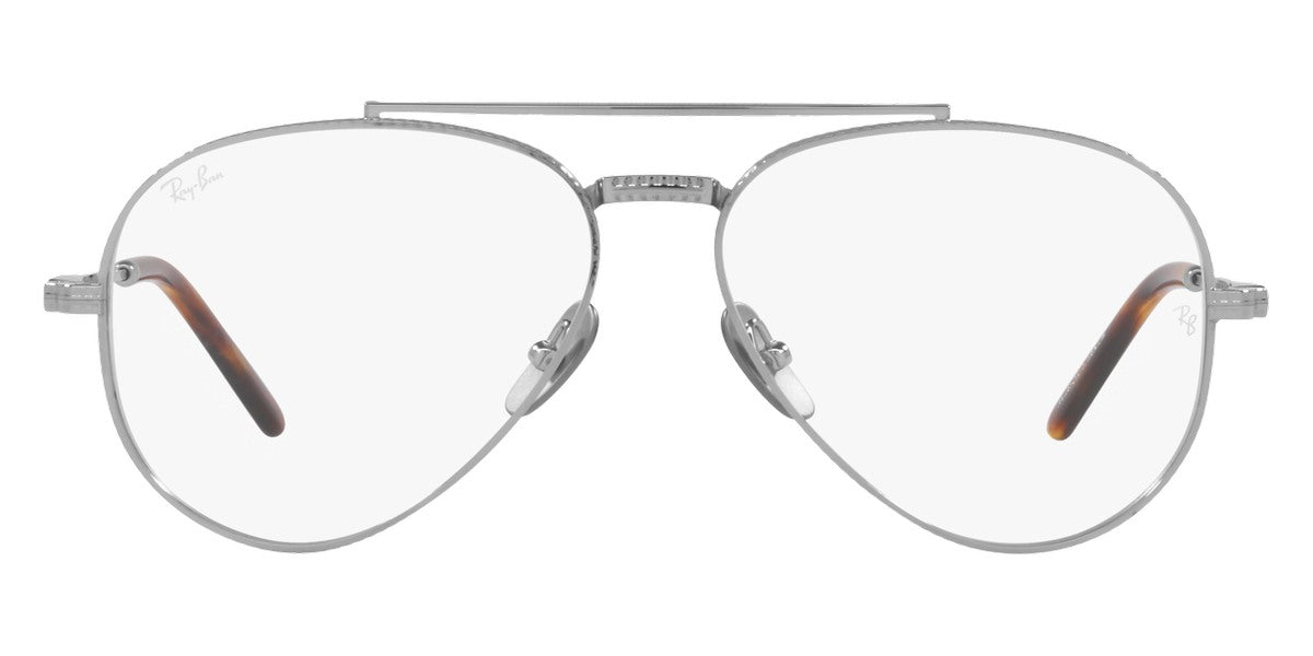 Ray-Ban® AVIATOR TITANIUM 0RX8225V RX8225V 1224 58 - Silver Eyeglasses