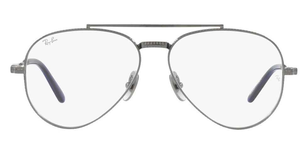 Ray-Ban® Aviator Titanium RX8225V RX8225V 1237 55 - Black Eyeglasses
