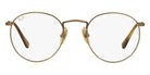 Ray-Ban® Round RX8247V RX8247V 1222 47 - Demigloss Antique Gold Eyeglasses