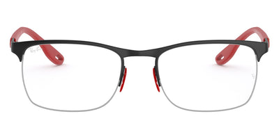 Ray-Ban® SCUDERIA FERRARI COLLECTION 0RX8416M RX8416M F041 54 - Matte Black On Black Eyeglasses