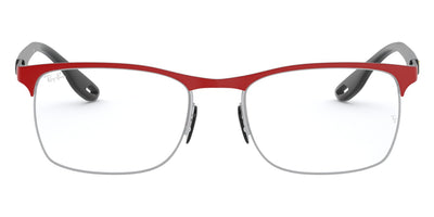 Ray-Ban® Scuderia Ferrari Collection RX8416M RX8416M F045 54 - Matte Red Ferrari On Silver Eyeglasses