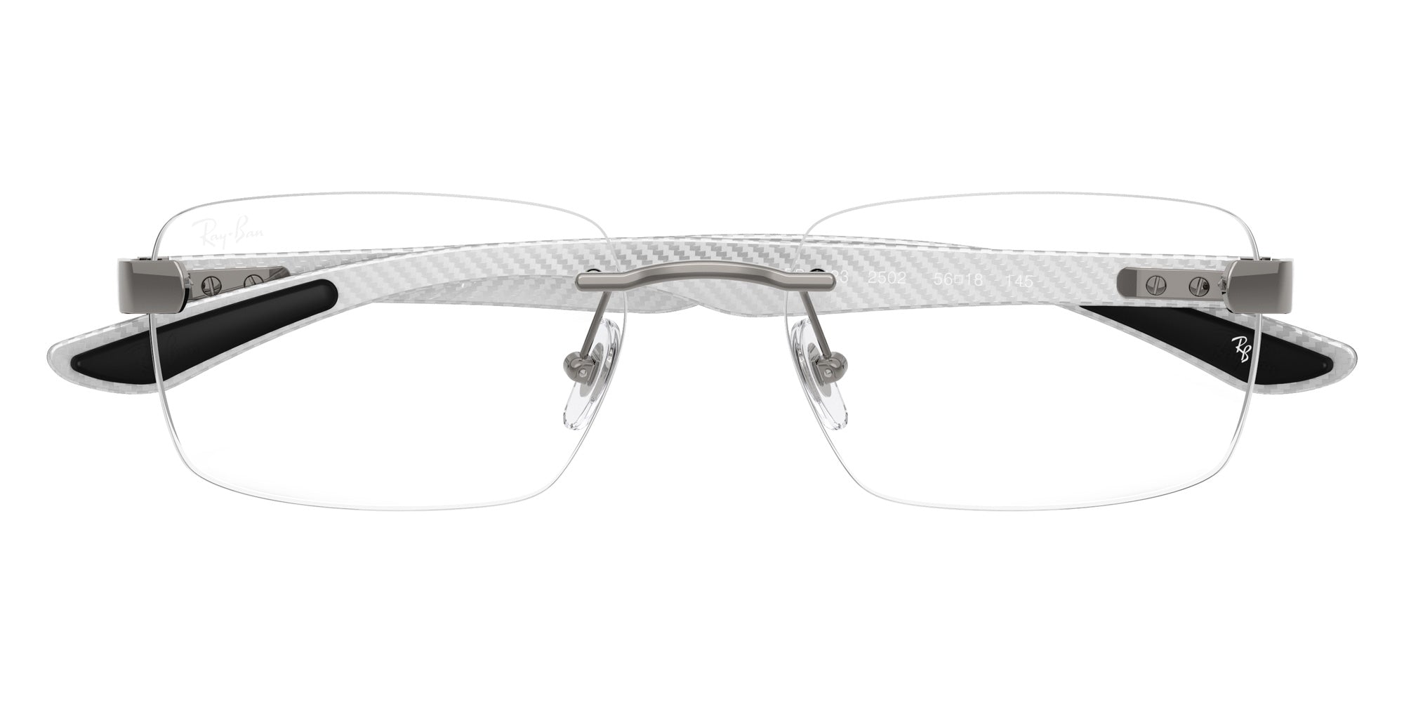 Ray-Ban® RX8423 RX8423 2502 56 Eyeglasses - Gunmetal