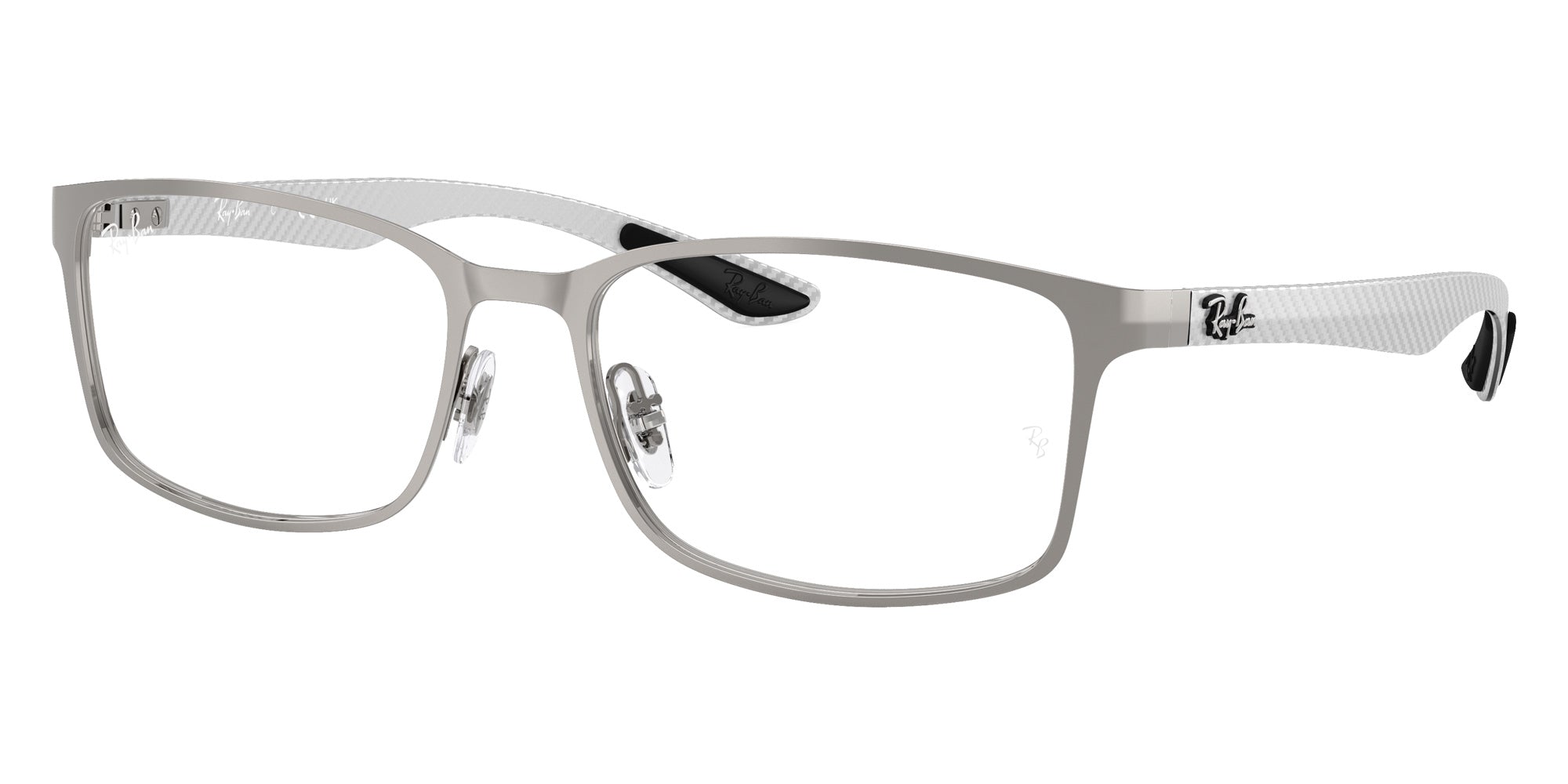 Ray-Ban® RX8424 RX8424 2502 57 Eyeglasses - Gunmetal