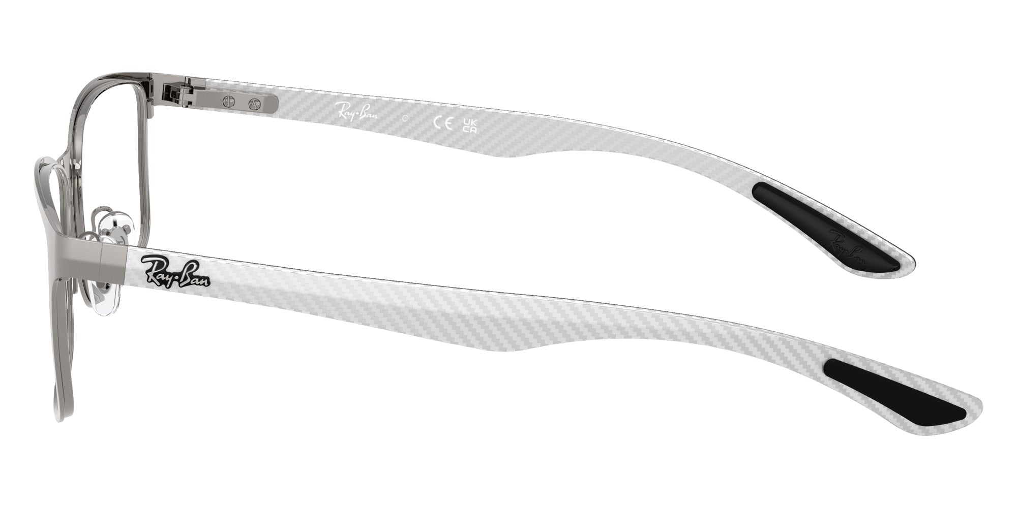 Ray-Ban® RX8424 RX8424 2502 57 Eyeglasses - Gunmetal