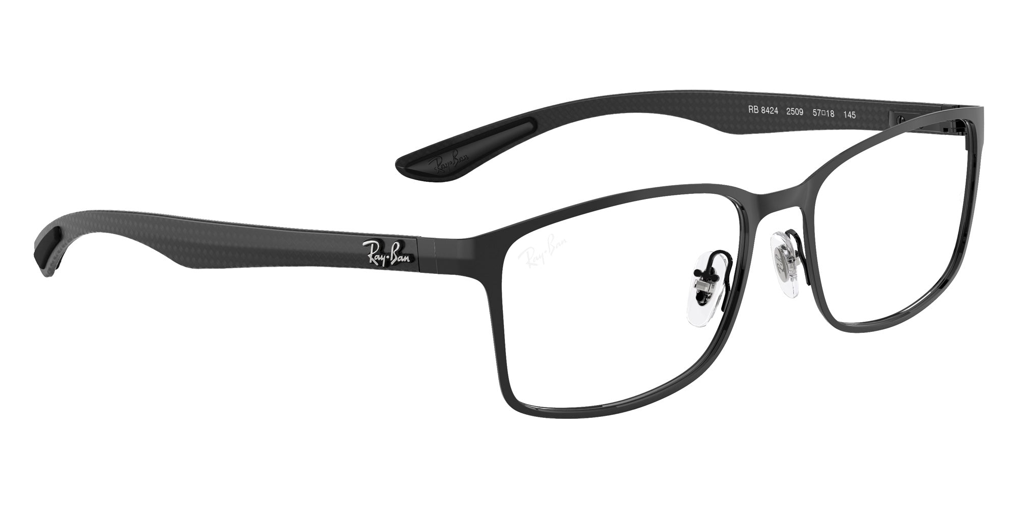 Ray-Ban® RX8424 RX8424 2509 55 Eyeglasses - Black