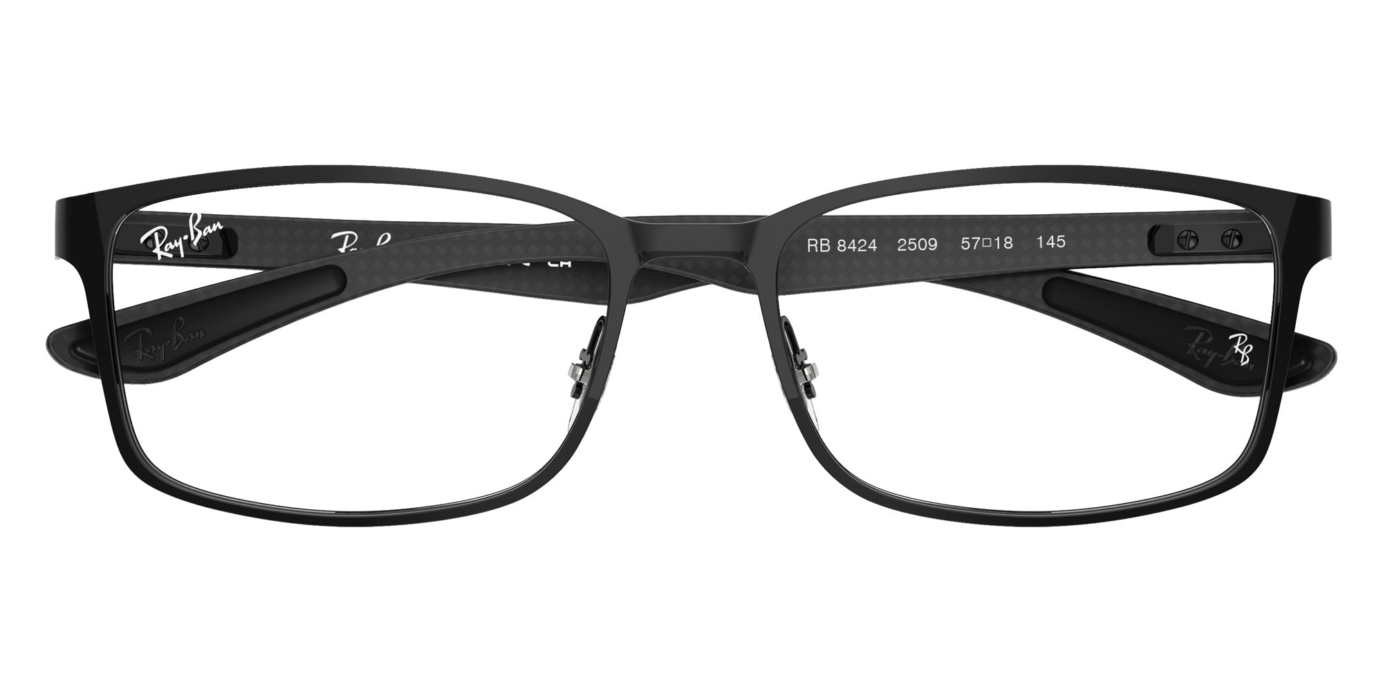 Ray-Ban® RX8424 RX8424 2509 55 Eyeglasses - Black