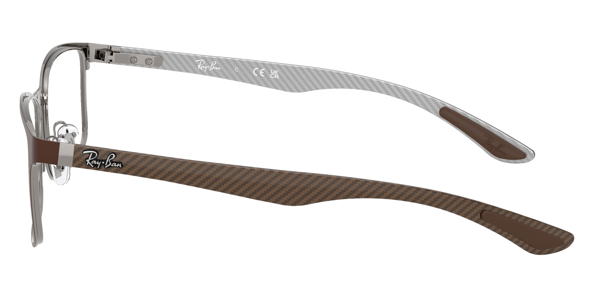 Ray-Ban® RX8424 RX8424 3227 57 Eyeglasses - Gunmetal
