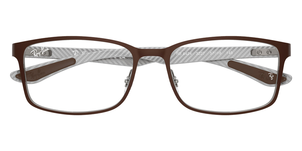 Ray-Ban® RX8424 RX8424 3227 57 Eyeglasses - Gunmetal