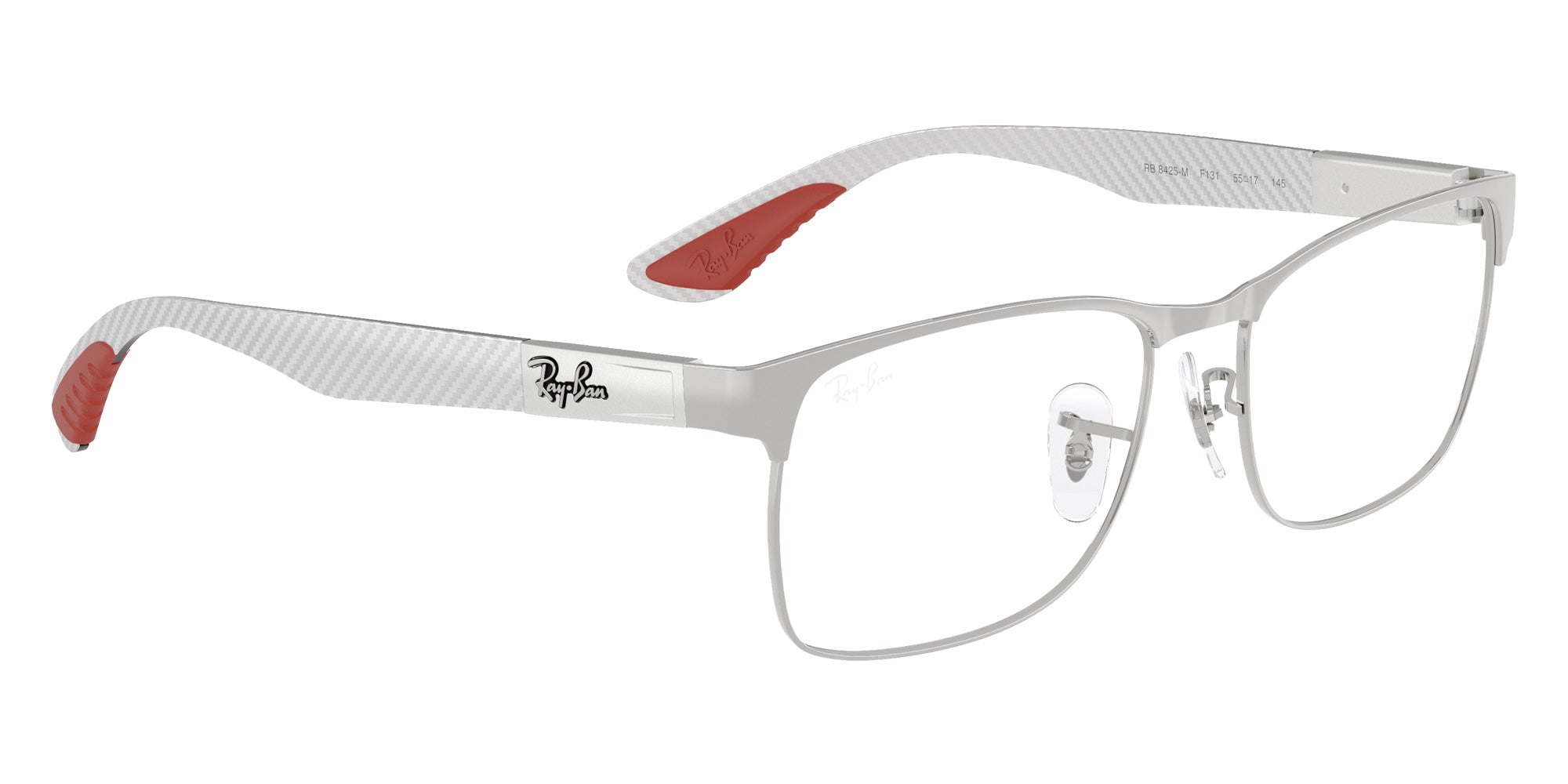 Ray-Ban® RX8425M RX8425M F131 55 Eyeglasses - Matte Silver