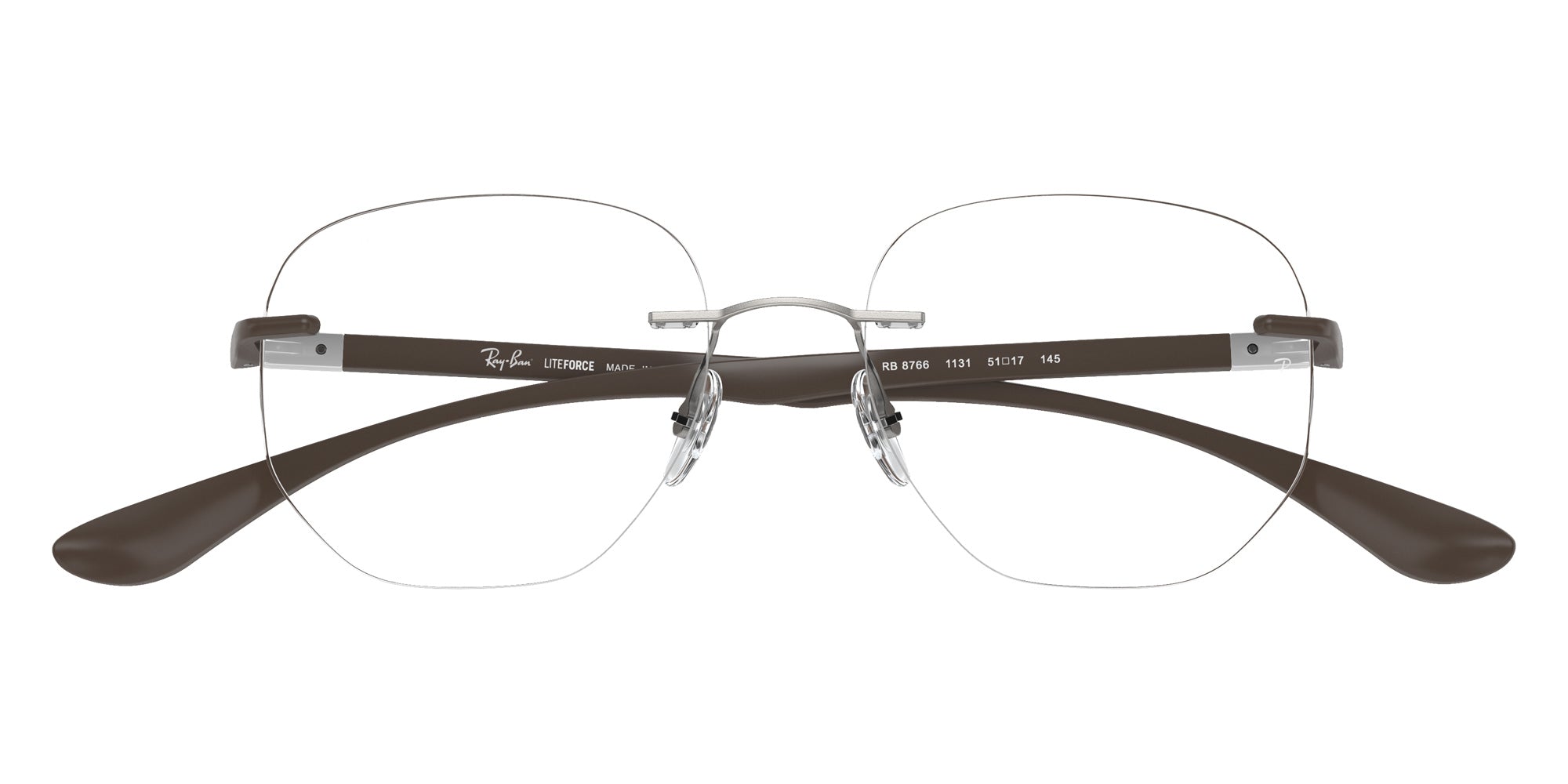 Ray-Ban® RX8766 RX8766 1131 51 Eyeglasses - Sand Brown