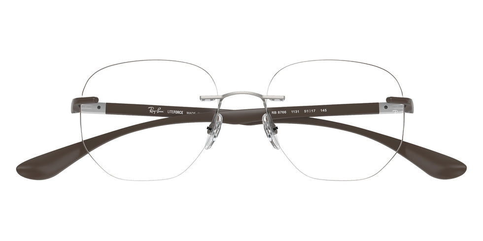 Ray-Ban® RX8766 RX8766 1131 51 Eyeglasses - Sand Brown