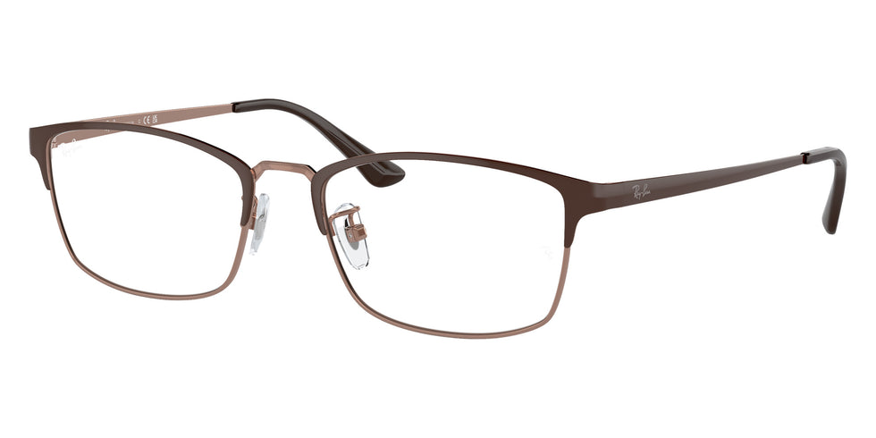 Ray-Ban® RX8772D RX8772D 1240 56 Eyeglasses - Brown On Copper