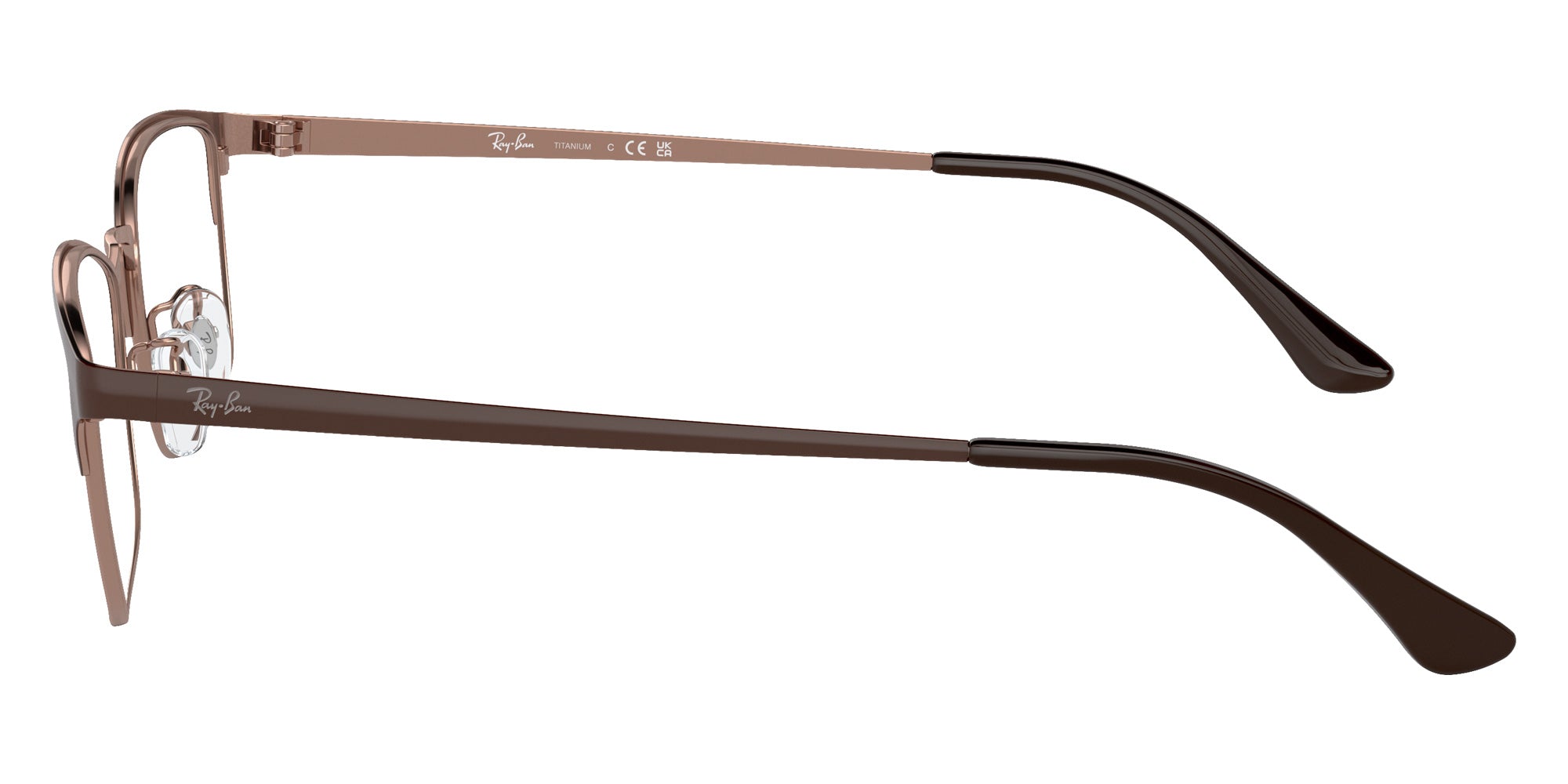 Ray-Ban® RX8772D RX8772D 1240 56 Eyeglasses - Brown On Copper